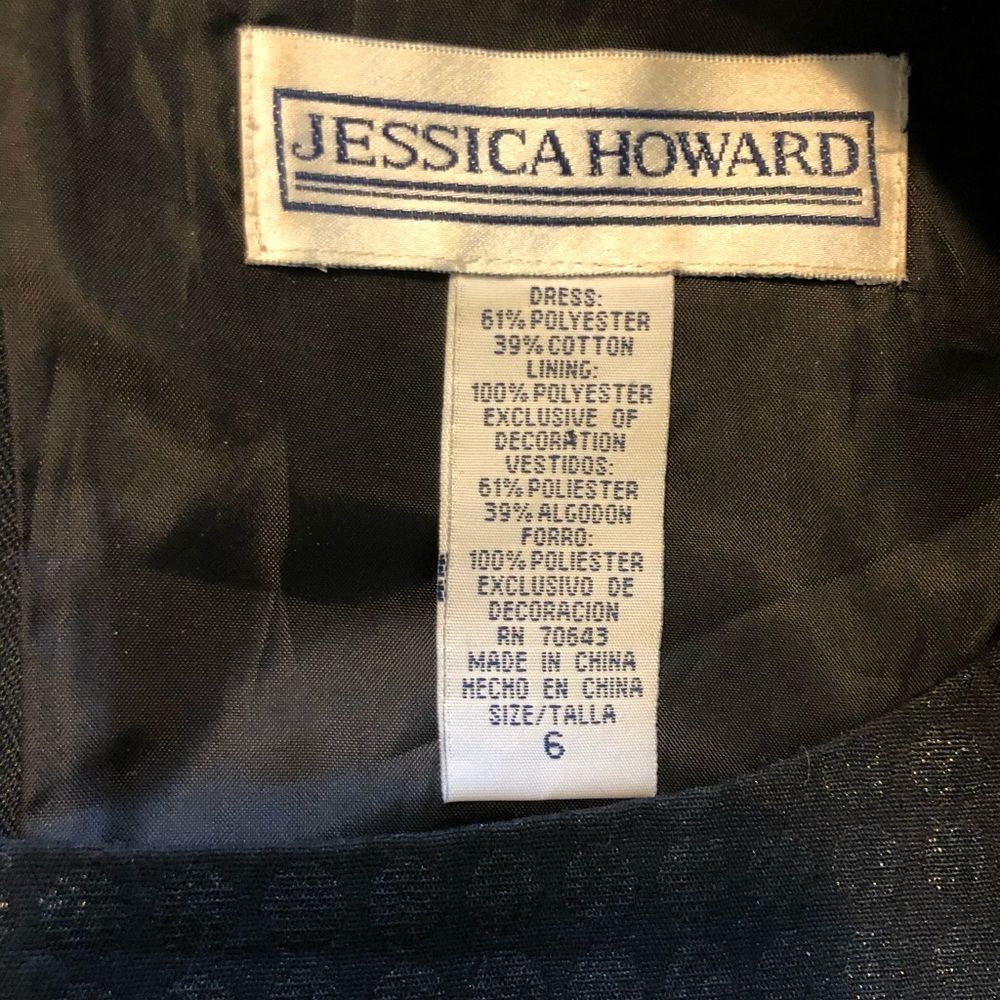 Jessica Howard Black Flare Dress - Picture 7 of 10